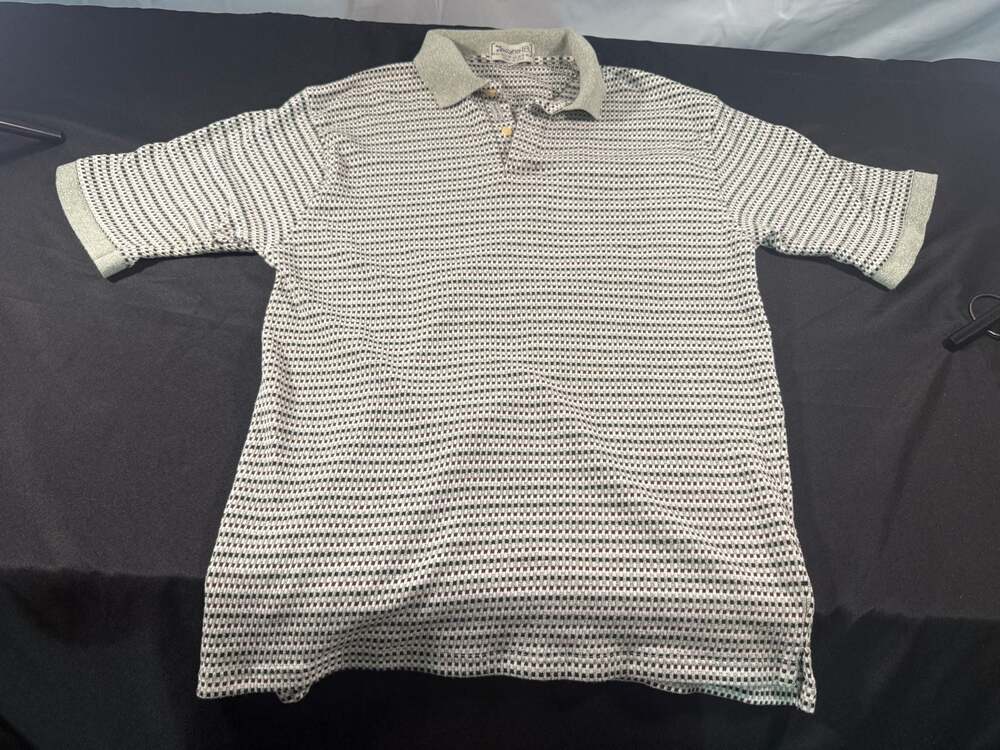 Swing18 made in USA Golfwear Men's Knit Polo Shirt